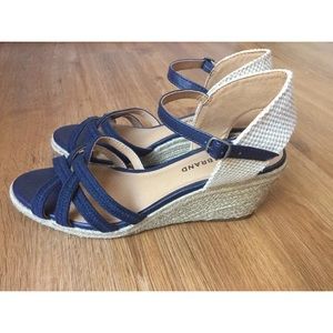 Lucky Brand Espadrilles Wedges Sandals 8.5
